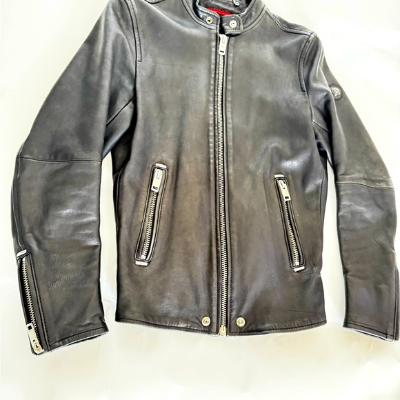 DIESEL L-ROSHI Leather jacket - Picture 2 of 15
